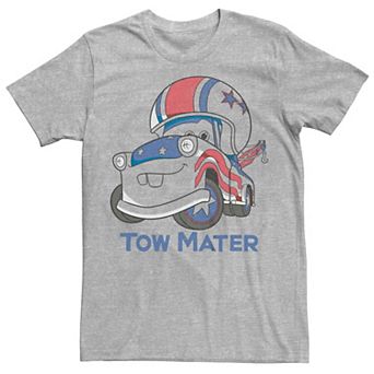Disney / Pixar's Cars Tow Mater USA Flag Paint Job Men's Graphic Tee