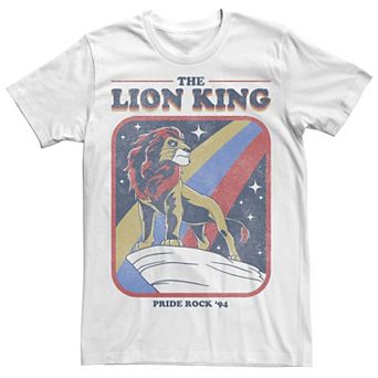 Disney's Lion King Vintage Simba Stripes Men's Graphic Tee