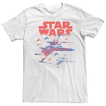 Men's Star Wars X-Wing Fighter Flight Graphic Tee