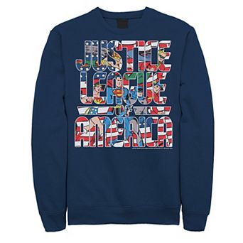 Men's Justice League America Fourth Of July Graphic Fleece