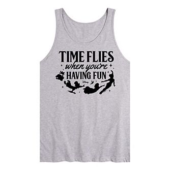 Disney's Peter Pan Men's Time Flies Graphic Tank Top
