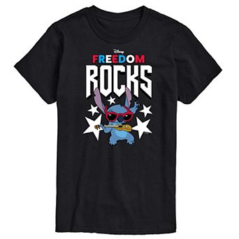 Disney's Lilo & Stitch Big & Tall Freedom Rocks Graphic Tee