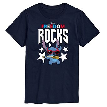 Disney's Lilo & Stitch Big & Tall Freedom Rocks Graphic Tee