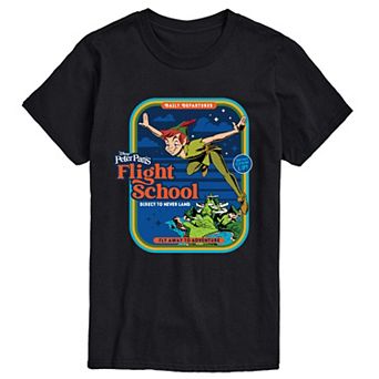 Disney's Peter Pan Men's Flight School Graphic Tee