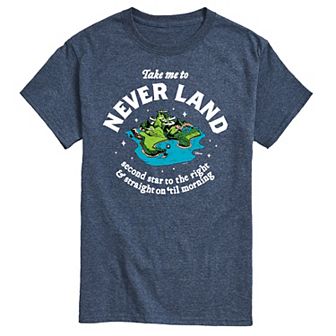 Disney's Peter Pan Men's Never Land Graphic Tee