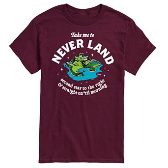 Disney's Peter Pan Men's Never Land Graphic Tee
