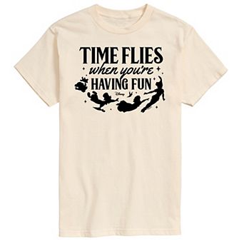 Disney's Peter Pan Men's Time Flies Graphic Tee