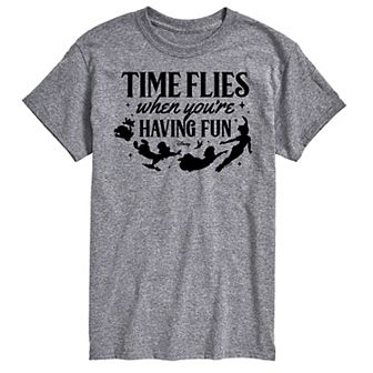 Disney's Peter Pan Men's Time Flies Graphic Tee