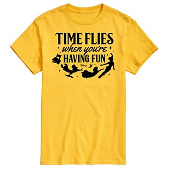 Disney's Peter Pan Men's Time Flies Graphic Tee