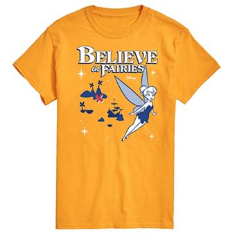 Disney's Peter Pan Men's Believe In Fairies Graphic Tee