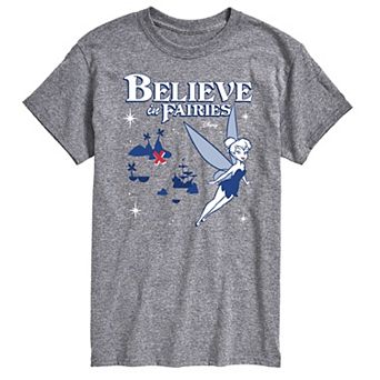 Disney's Peter Pan Men's Believe In Fairies Graphic Tee