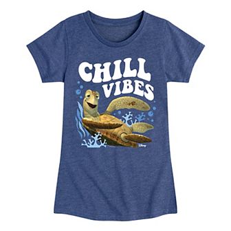 Disney / Pixar's Finding Nemo Crush Girls 7-16 Chill Vibes Graphic Tee