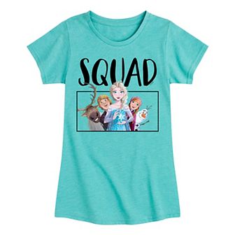 Disney's Frozen Girls 7-16 Squad Illustrated Graphic Tee