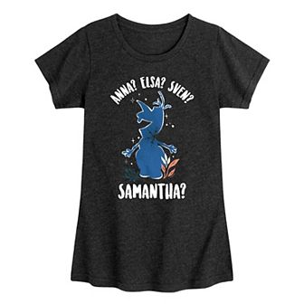 Disney's Frozen Olaf Girls 7-16 Lost Graphic Tee