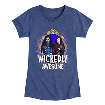 Disney's Descendants Mal & Evie Girls 7-16 Wickedly Awesome Graphic Tee