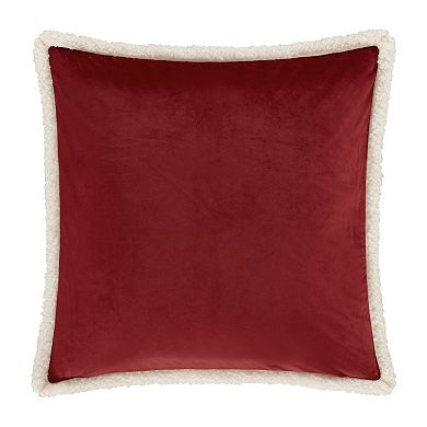 Five Queens Court Cozy Crimson Euro Quilted Sham