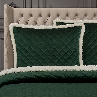 Five Queens Court Cozy Evergreen Quilt Set