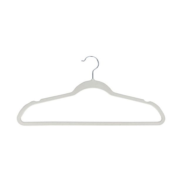 Gray Velvet Baby Hangers, 25-Pack