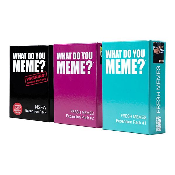  WHAT DO YOU MEME? The Ultimate Expansion Pack Bundle - Adult  Card Games for Game Night : Toys & Games