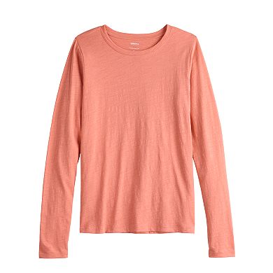 Women's Sonoma Goods For Life® Everyday Crewneck Long Sleeve Tee