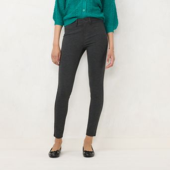 Women's LC Lauren Conrad Curvy Super Skinny Ponte Pants