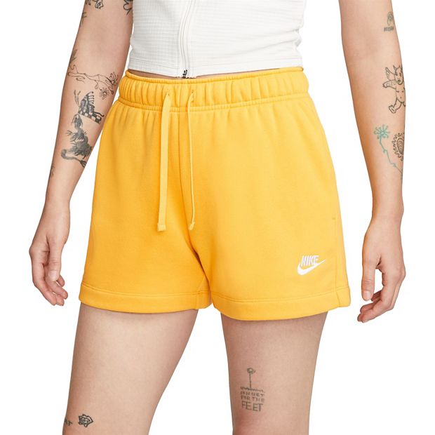 Womens yellow hot sale nike shorts