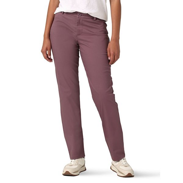 Petite Lee® Wrinkle-Free Relaxed Fit Pants