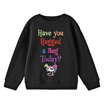 Boys 8-20 Growing Up Creepie "Have You Hugged A Bug Today" Long Sleeve Tee