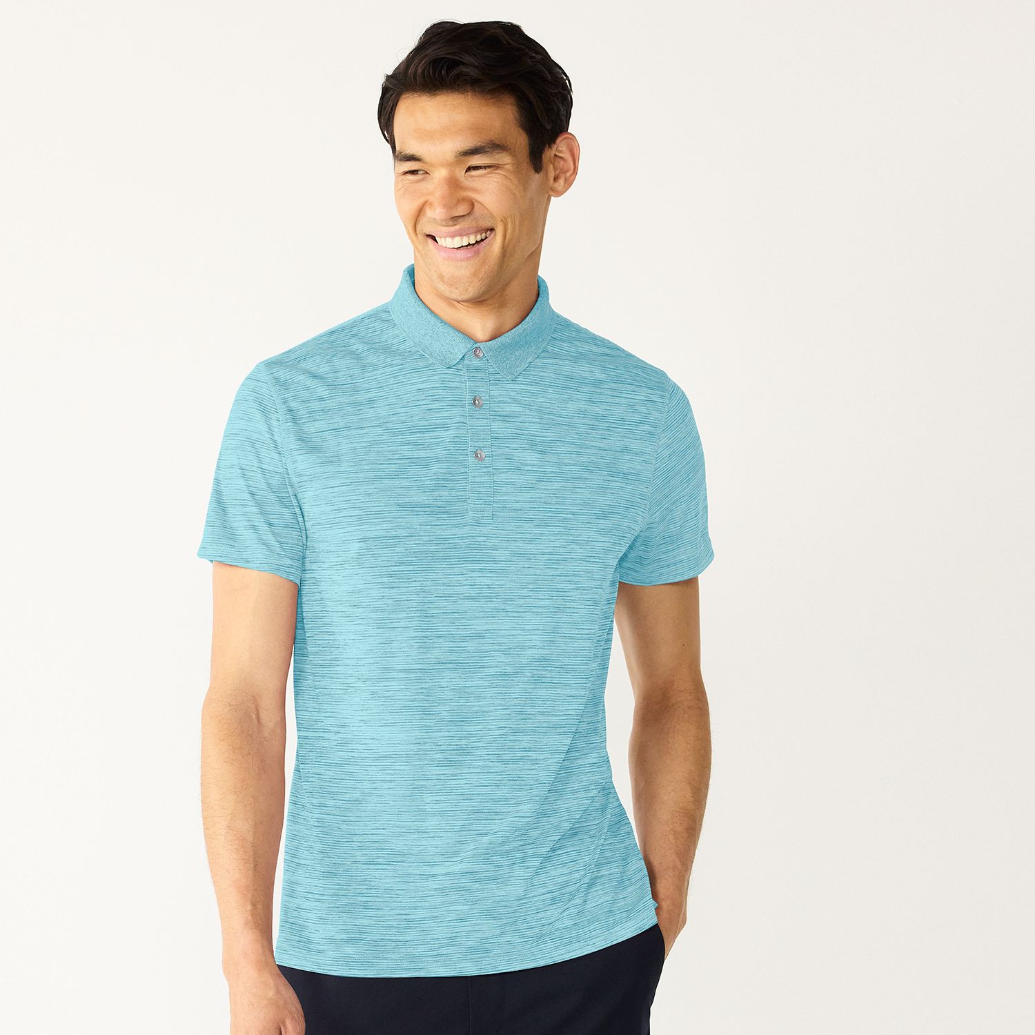 men's apt 9 regular fit performance polo