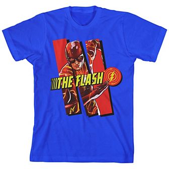 Boys 8-20 The Flash Movie Running Logo Short Sleeve Tee