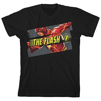 Boys 8-20 The Flash Movie Split Panel Short Sleeve Tee