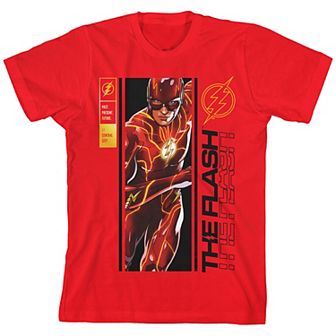 Boys 8-20 The Flash Movie Boxed-In Logo Short Sleeve Tee
