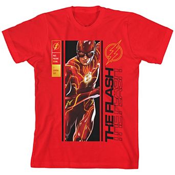 Boys 8-20 The Flash Movie Boxed-In Logo Short Sleeve Tee