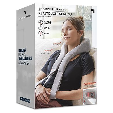 Sharper Image RealTouch Heated Shiatsu Neck Massager