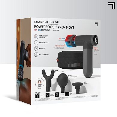 Sharper Image Powerboost Pro+ Move Hot & Cold Percussion Massager