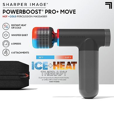 Sharper Image Powerboost Pro+ Move Hot & Cold Percussion Massager