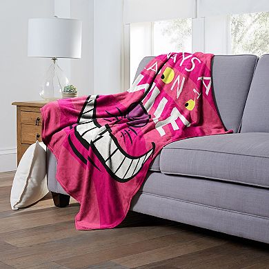 Disney's Cheshire Cat "Always a Reason to Smile" Silk Touch Throw