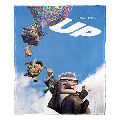 Disney / Pixar's Up Character Trio Poster Silk Touch Throw Blanket