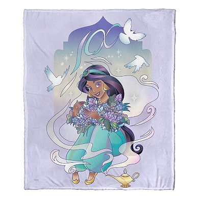 Disney's D100, Celebration Jasmine, Silk Touch Throw