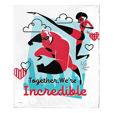 Disney / Pixar's The Incredibles "Incredible Together" Silk Touch Throw Blanket