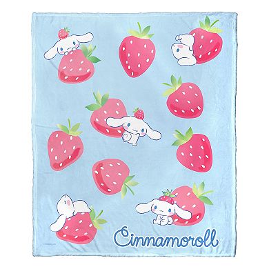 Cinnamoroll Berry Lovable Throw Blanket