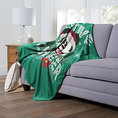 Disney’s Mickey Mouse Festive Cheer Holiday Throw Blanket