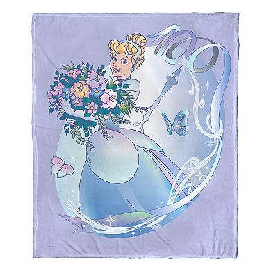 Disney Princess Cinderella D100 Celebration Throw Blanket