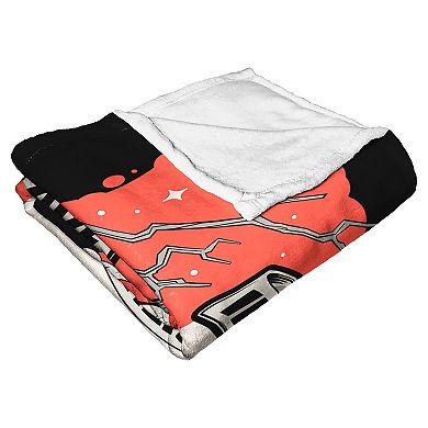Disney's Mickey & Minnie Mouse Grave Situation Halloween Throw Blanket