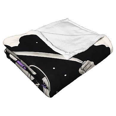 Disney's Mickey Mouse Halloween "Always Look A-Head" Headless Horseman Throw Blanket