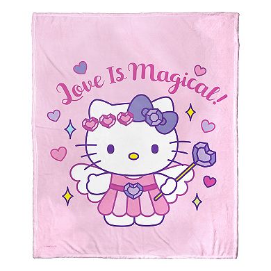 Hello Kitty "Love Is Magical" Fairy Throw Blanket
