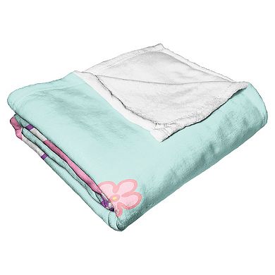 Hello Kitty Falling Flowers Silk Touch Throw Blanket