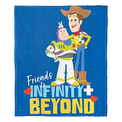 Disney/Pixar Toy Story Friends to Infinity and Beyond Silky Touch Throw Blanket