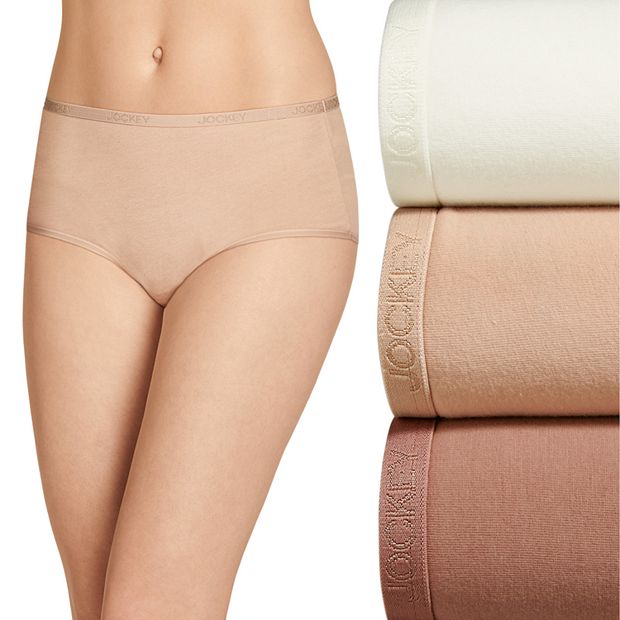 Women's Jockey® 3-pk. Organic Cotton Stretch Modern Brief Panty