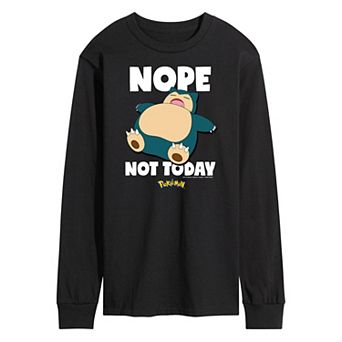 Men's Pokemon Nope Not Today Long Sleeve